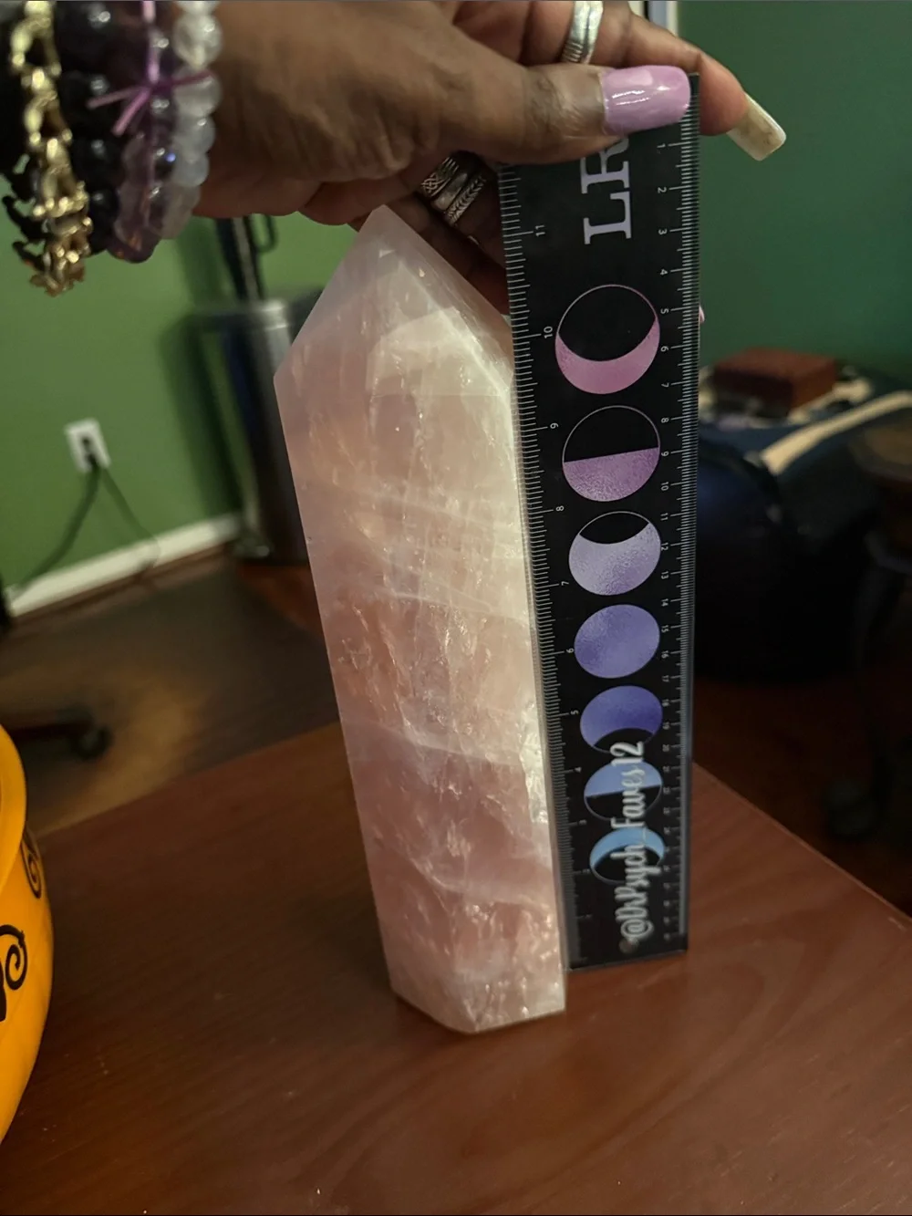 Polished Rose Quartz Point Tower - Pink Crystal Accent